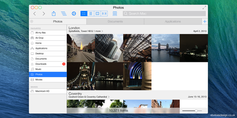 Illustration for article titled What if OS X Looked Like iOS 7?